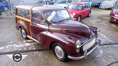 Lot 64 - 1970 MORRIS MINOR 1000