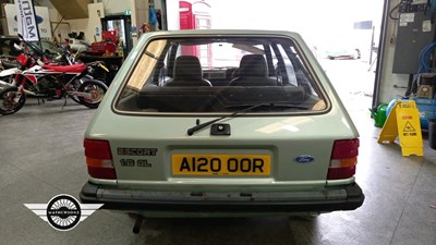 Lot 72 - 1983 FORD ESCORT GL