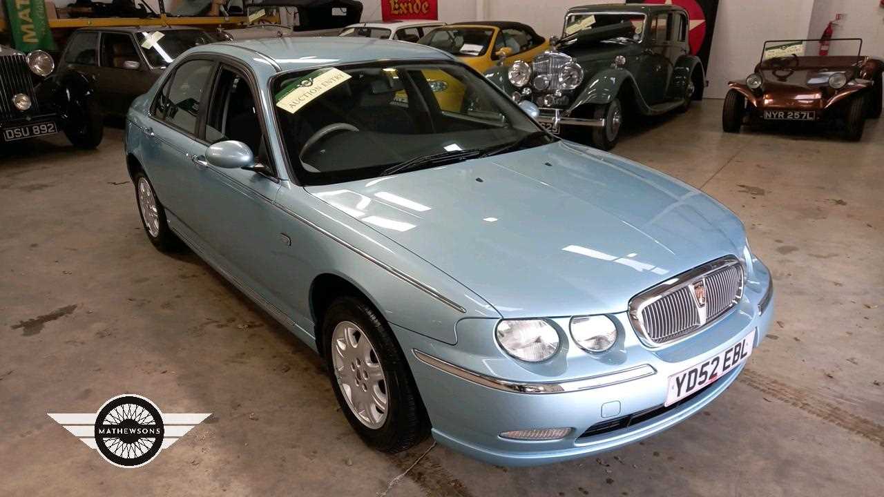 Lot 104 - 2002 ROVER 75 CLUB CDT