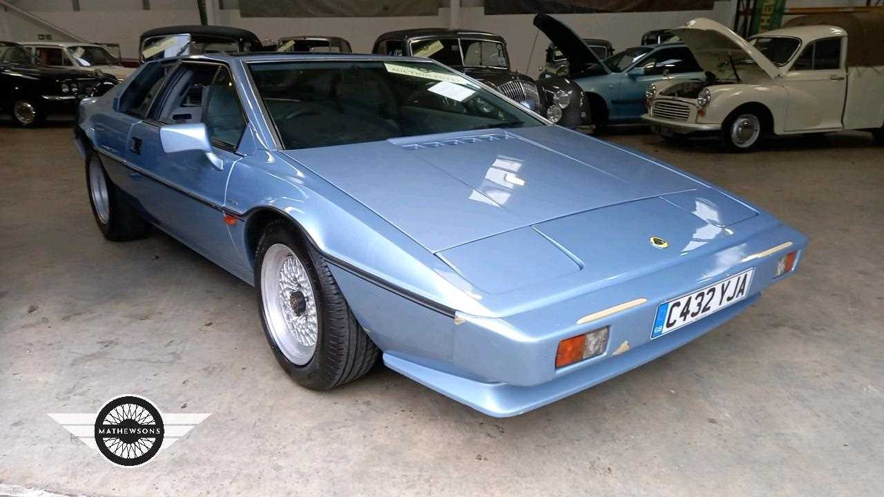 Lot 146 - 1985 LOTUS ESPRIT S3 N/A 2.2