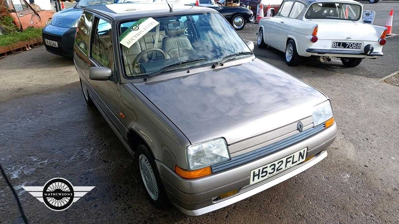 Lot 558 - 1990 RENAULT 5 MONACO AUTO