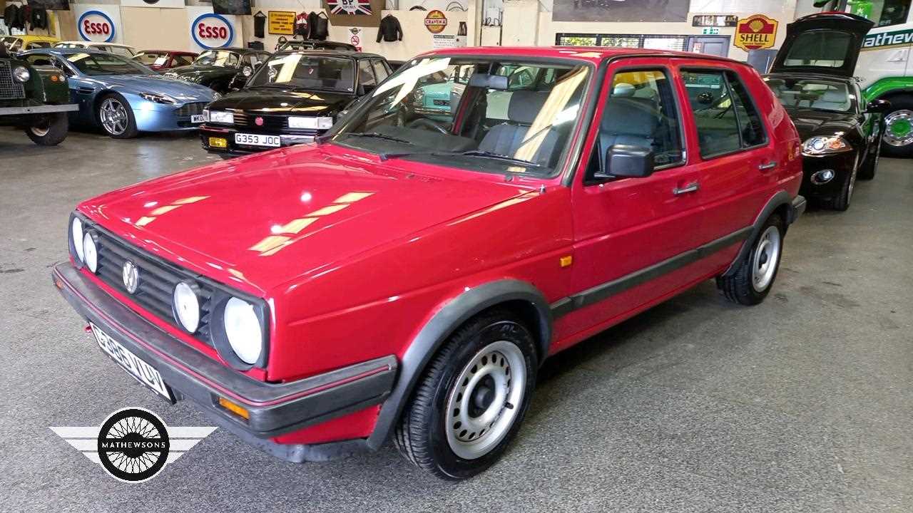 Lot 198 - 1990 VOLKSWAGEN GOLF DRIVER