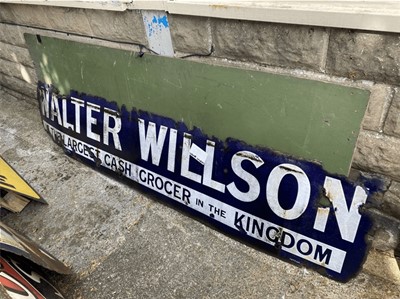 Lot 481 - WALTER WILLSSON SIGN