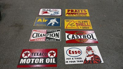 Lot 721 - 8 PAINTED WOODEN SIGNS