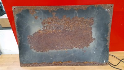 Lot 143 - CASTROL MOTOR OIL ENAMEL SIGN 23" X 15"
