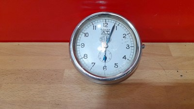 Lot 775 - DELAGE VINTAGE AUTOMOBILE CLOCK 8CM DIA