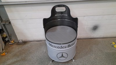 Lot 767 - MERCEDES AMG OIL DRUM SEAT