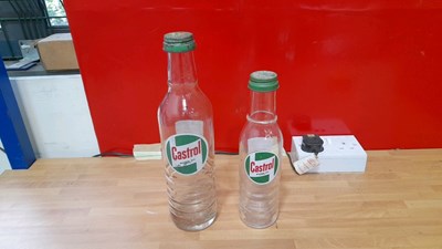 Lot 805 - 2X CASTROL OIL BOTTLES