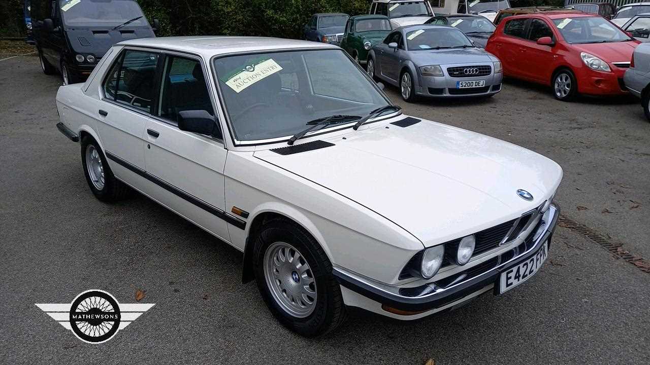 Lot 210 - 1987 BMW 520 I LUX AUTO