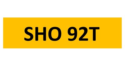 Lot 5-17 - REGISTRATION ON RETENTION - SHO 92T