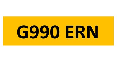 Lot 6-17 - REGISTRATION ON RETENTION - G990 ERN