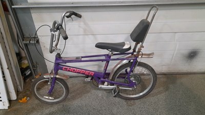 Lot 505 - MK3 RALEIGH CHOPPER PURPLE S/N SF40534035