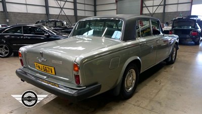 Lot 290 - 1980 ROLLS ROYCE SILVER SHADOW