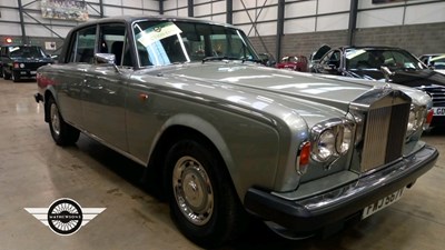 Lot 290 - 1980 ROLLS ROYCE SILVER SHADOW