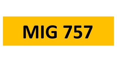 Lot 9-17 - REGISTRATION ON RETENTION - MIG 757