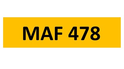 Lot 14-17 - REGISTRATION ON RETENTION - MAF 478