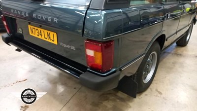 Lot 323 - 1995 LAND ROVER RANGE ROVER VOGUE SE A