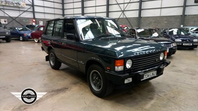 Lot 323 - 1995 LAND ROVER RANGE ROVER VOGUE SE A