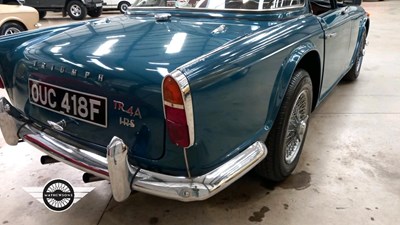 Lot 386 - 1967 TRIUMPH TR4A