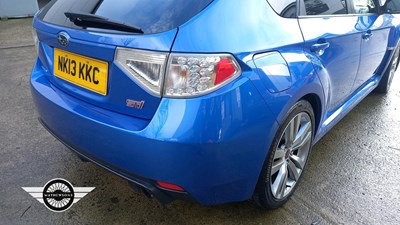 Lot 392 - 2013 SUBARU IMPREZA WRX STI