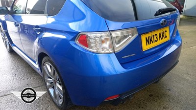 Lot 392 - 2013 SUBARU IMPREZA WRX STI