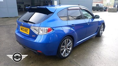 Lot 392 - 2013 SUBARU IMPREZA WRX STI