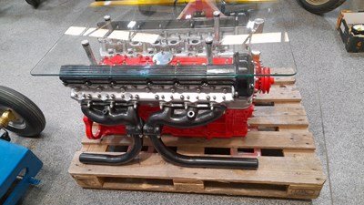 Lot 69 - V12 JAGUAR ENGINE COFFEE TABLE