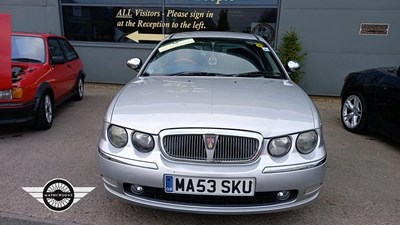 Lot 396 - 2003 ROVER 75 CLUB CDT SE AUTO