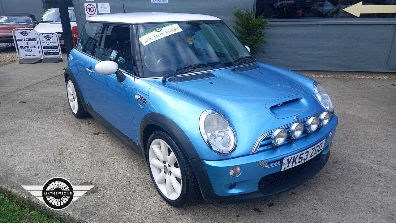 Lot 412 - 2003 MINI COOPER S