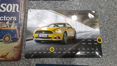 Lot 571 - SELECTION OF SMALL METAL REPRO SIGNS