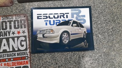 Lot 571 - SELECTION OF SMALL METAL REPRO SIGNS