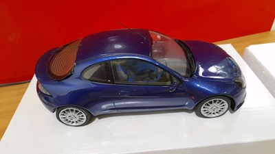 Lot 375 - FORD PUMA SPORT BLUE BY OTTO MODELS 1.18 SCALE MODEL