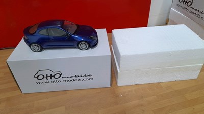 Lot 375 - FORD PUMA SPORT BLUE BY OTTO MODELS 1.18 SCALE MODEL