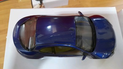Lot 375 - FORD PUMA SPORT BLUE BY OTTO MODELS 1.18 SCALE MODEL