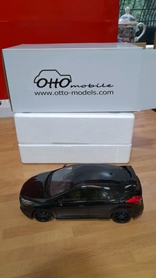 Lot 121 - FORD FOCUS RS 2018, 1.18 SCALE MODEL IN BLACK BY OTTO MODELS