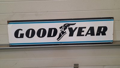 Lot 307 - GOODYEAR METAL SIGN 48" x 12"