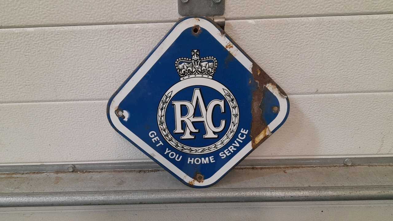 Lot 541 - RAC ENAMEL SIGN 11