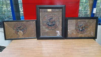 Lot 457 - 3X FRAMED PLAYERS NAVY CUT PICTURES