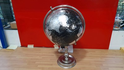 Lot 747 - BLACK & SILVER GLOBE