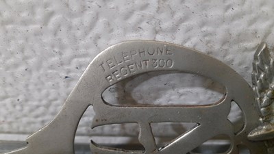 Lot 465 - AA BADGE 1906-1930/ TELEPHONE REGENT 300/ FANTON LONDON