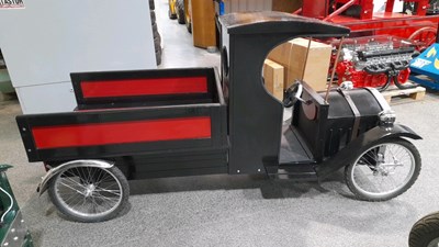 Lot 779 - WOODEN HAND-BUILT FORD MODEL T PICKUP, WITH WORKING LIGHTS