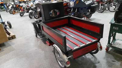 Lot 779 - WOODEN HAND-BUILT FORD MODEL T PICKUP, WITH WORKING LIGHTS