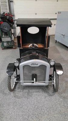 Lot 779 - WOODEN HAND-BUILT FORD MODEL T PICKUP, WITH WORKING LIGHTS
