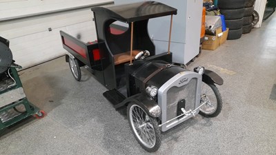 Lot 779 - WOODEN HAND-BUILT FORD MODEL T PICKUP, WITH WORKING LIGHTS