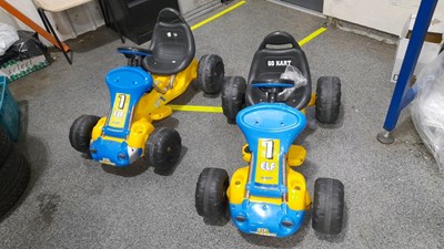 Lot 731 - PAIR OF BATTERY POWERED CHILDS GO CARTS - ALL PROCEEDS TO CHARITY