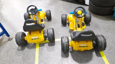 Lot 731 - PAIR OF BATTERY POWERED CHILDS GO CARTS - ALL PROCEEDS TO CHARITY