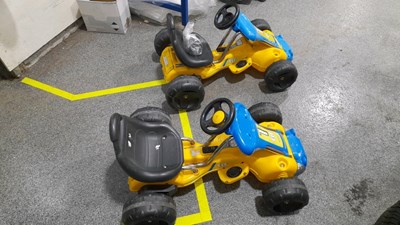 Lot 731 - PAIR OF BATTERY POWERED CHILDS GO CARTS - ALL PROCEEDS TO CHARITY