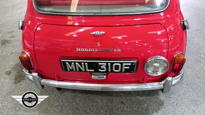 Lot 784 - 1967 MORRIS MINI COOPER S