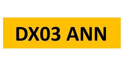 Lot 30-17 - REGISTRATION ON RETENTION - DX03 ANN