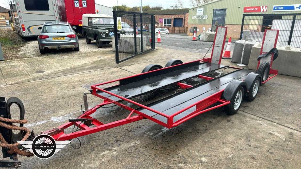 Lot 736 - CAR TRANSPORTER TRAILER